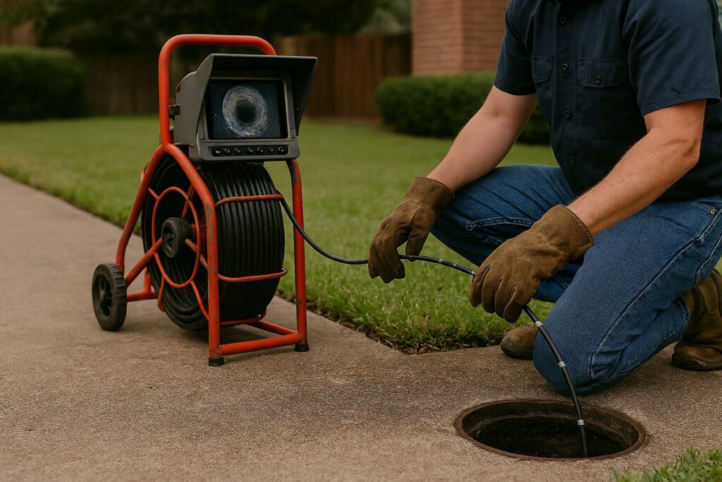 camera sewer line