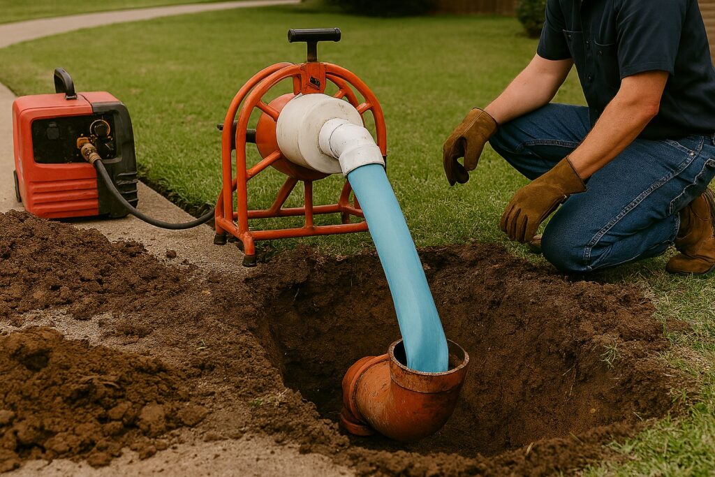 trenchless mainline water repair