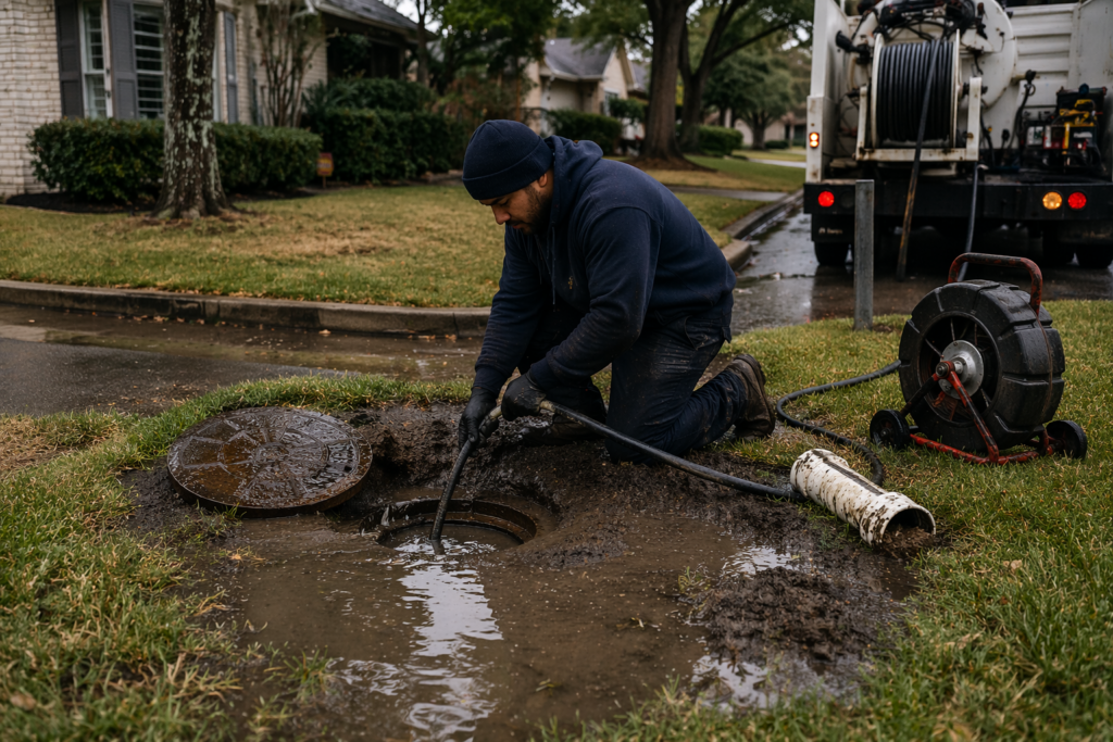 emergency sewer line repair