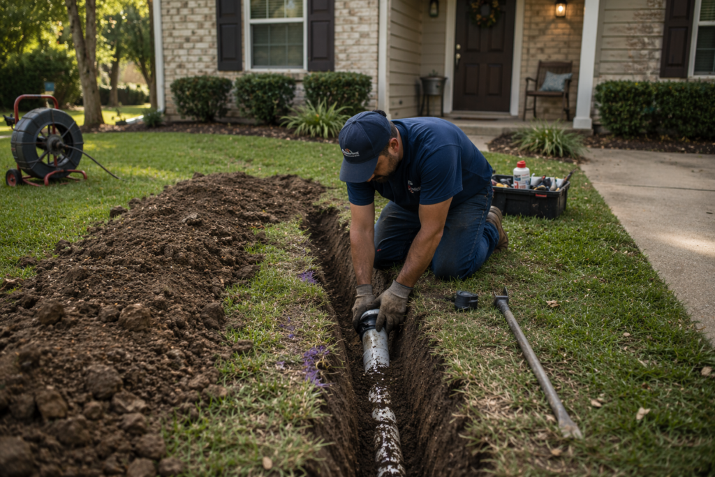sewer line repair picture 2