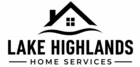 lake highlands home services logo white